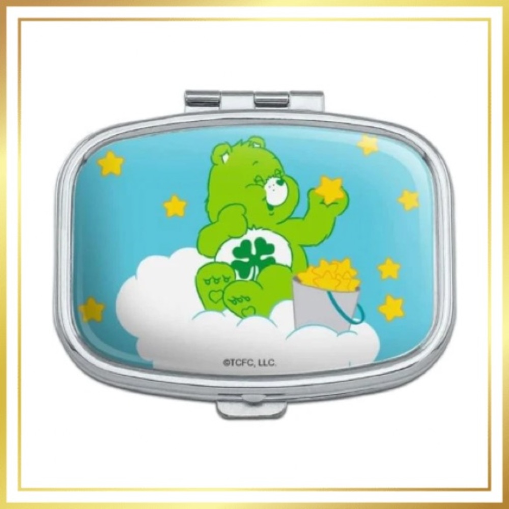 CARE BEARS “Good Luck Bear” Trinket Case/Pill Case